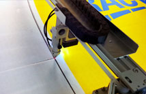 Laser cutting flags